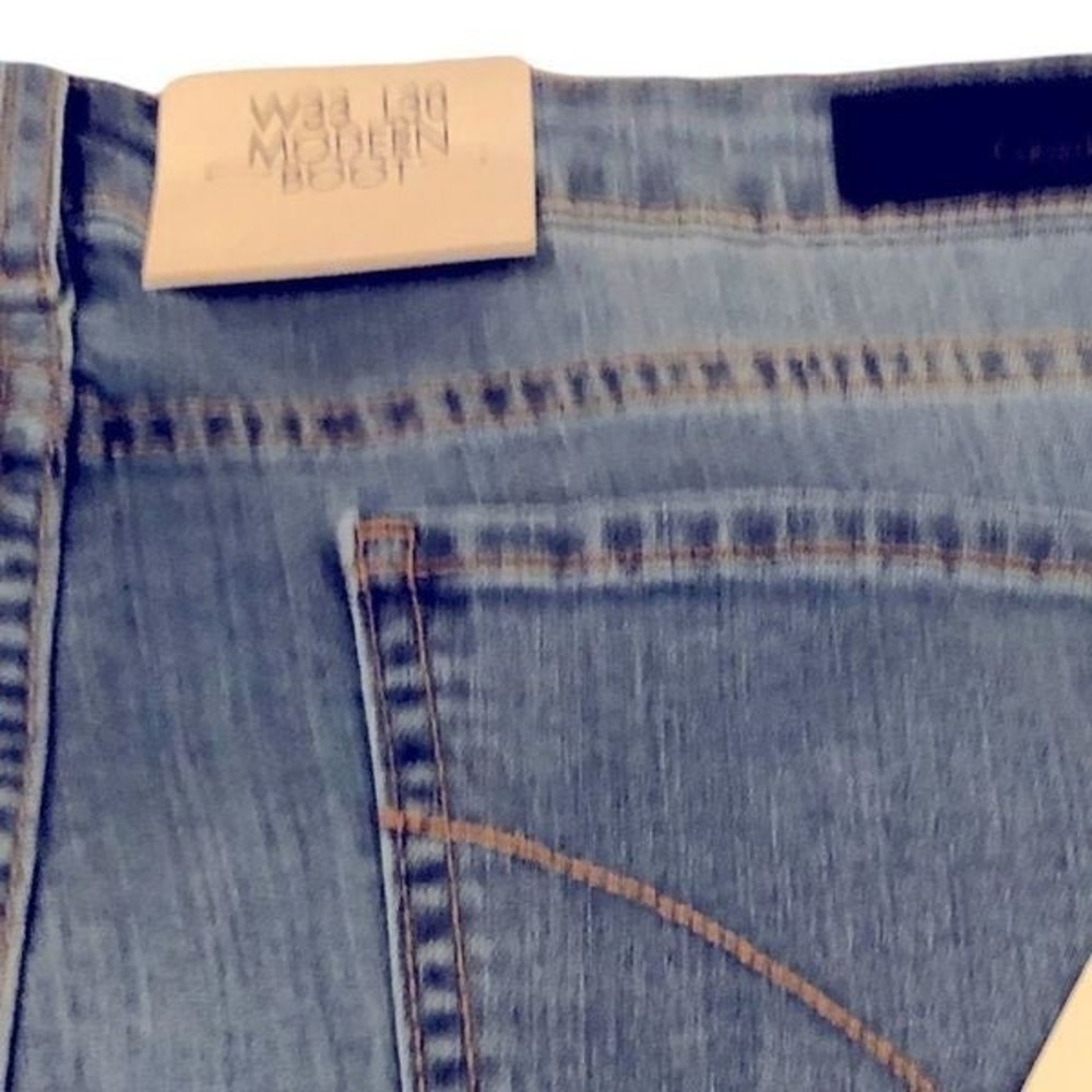 NWT Calvin Klein Modern Boot Blue Denim 31x30 Very Flattering Fit Vintage Look - Picture 6 of 8